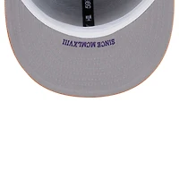 Casquette ajustée 59FIFTY Phoenix Suns Gameday Gold Pop Stars New Era violet/orange pour homme