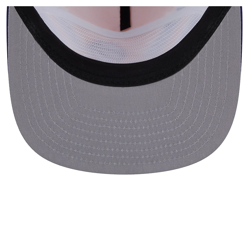 Men's New Era Purple/Orange Phoenix Suns Throwback Dye Golfer Snapback Hat