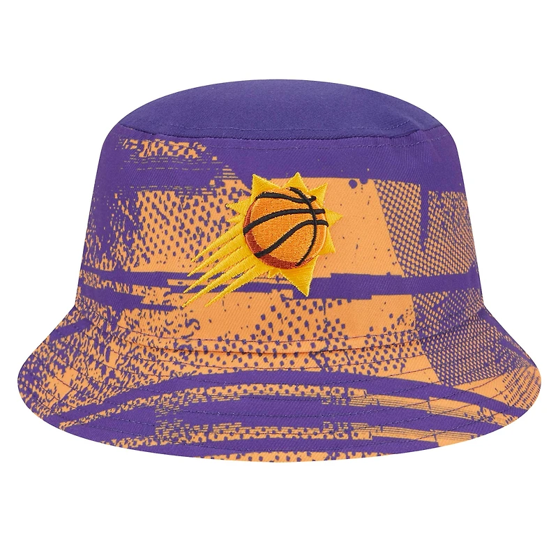Chapeau bob Tip-Off violet/orange Phoenix Suns New Era pour homme