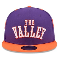 Casquette snapback 9FIFTY City Edition 2024/25 Phoenix Suns pour homme New Era violet