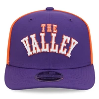 Men's New Era  Purple Phoenix Suns 2024/25 City Edition 9SEVENTY Stretch-Snap Hat