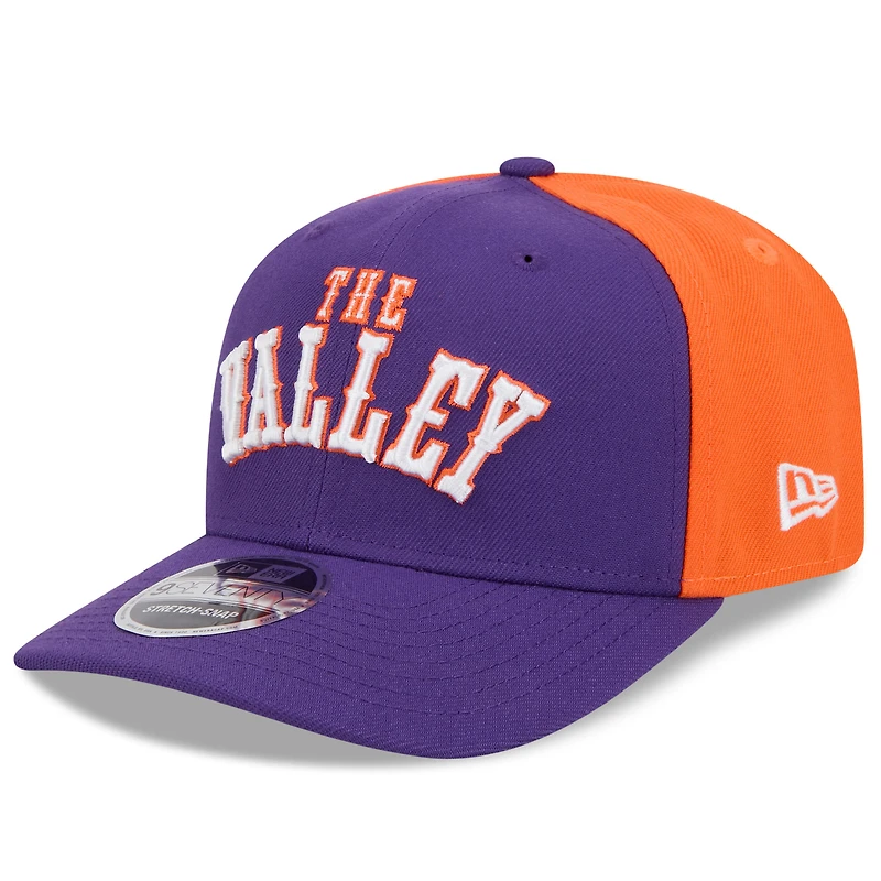 Men's New Era  Purple Phoenix Suns 2024/25 City Edition 9SEVENTY Stretch-Snap Hat