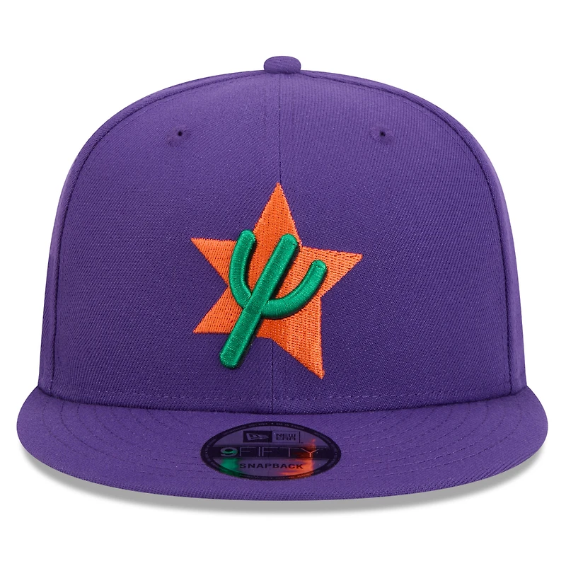Men's New Era  Purple Phoenix Suns 2024/25 City Edition Alternate 9FIFTY Snapback Hat