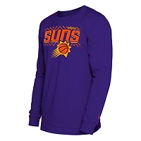 T-shirt à manches longues violet Phoenix Suns 2024/25 City Edition pour homme New Era