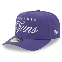 Casquette ajustée A-Frame 59FIFTY violette New Era pour homme, Phoenix Suns, draft NBA 2025