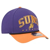 Men's New Era  Purple Phoenix Suns Bold Arch COOLERA 9FORTY A-Frame M-Crown Adjustable Hat