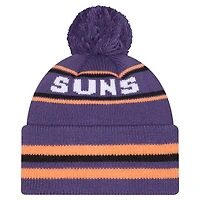 Men's New Era Purple Phoenix Suns Classic Cuffed Knit Hat with Pom