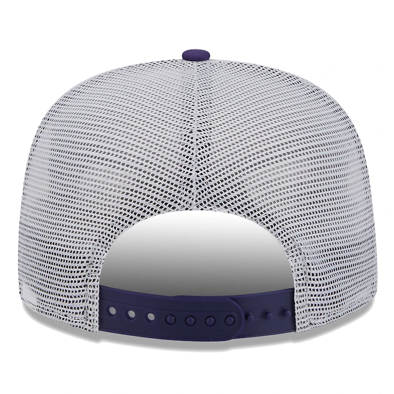 Men's New Era Purple Phoenix Suns Court Sport Speckle 9FIFTY Snapback Hat