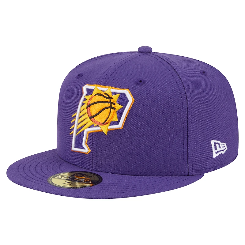 Casquette ajustée Deceptor 59FIFTY violette des Phoenix Suns de New Era pour homme
