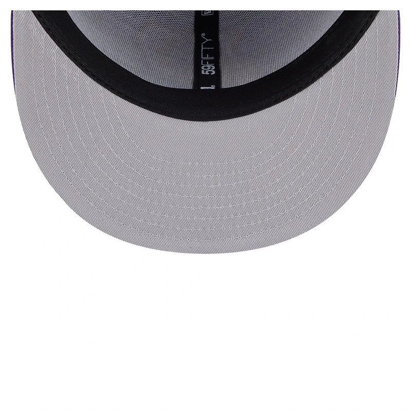 Men's New Era Purple Phoenix Suns Deceptor 59FIFTY Fitted Hat
