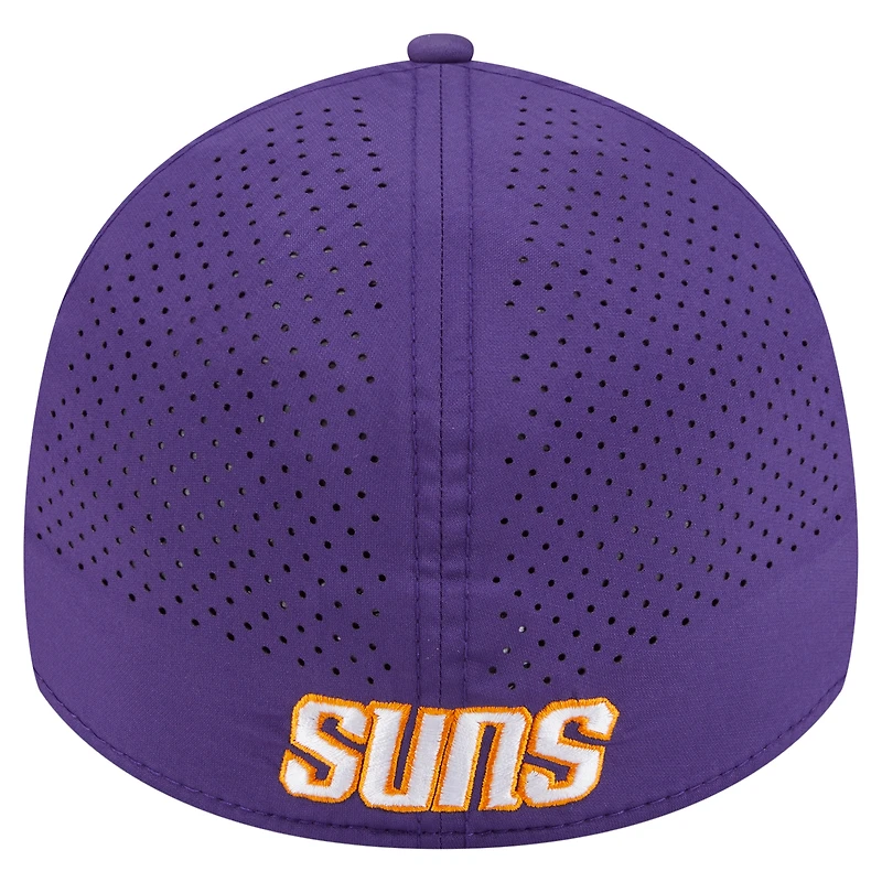 Casquette New Era violette Phoenix Suns Featherweight Poly Rope Flex 39Thirty pour homme