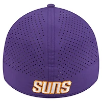 Casquette New Era violette Phoenix Suns Featherweight Poly Rope Flex 39Thirty pour homme