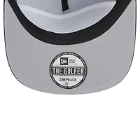 Casquette snapback surdimensionnée avec logo imprimé bouffant pour hommes des Phoenix Suns New Era violette