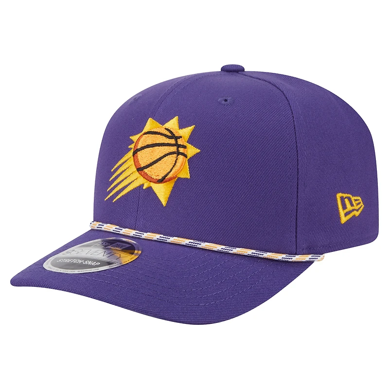 Casquette ajustable New Era 9SEVENTY violette Phoenix Suns pour homme