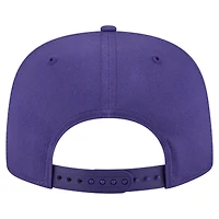 Casquette snapback de golfeur New Era violette avec texte de l'équipe des Phoenix Suns pour homme