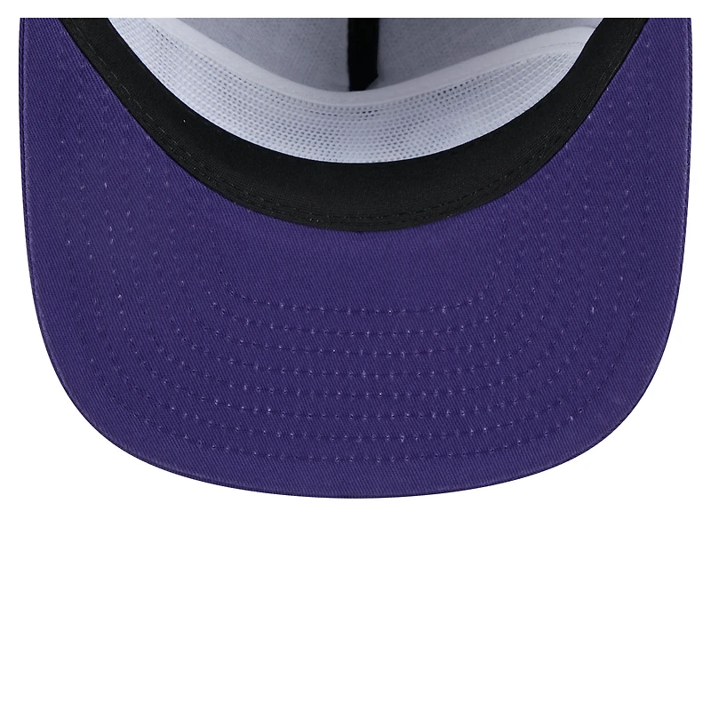 Men's New Era Purple Phoenix Suns Team Text Golfer Snapback Hat
