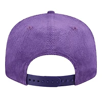 Men's New Era Purple Phoenix Suns Throwback Display Corduroy 9FIFTY Snapback Hat