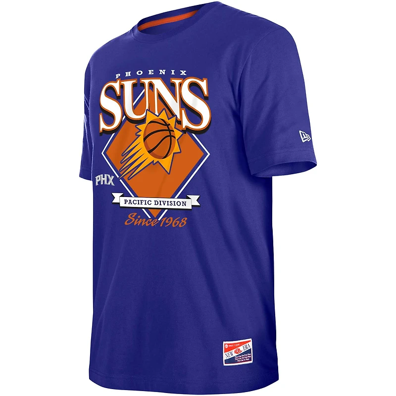T-shirt violet Phoenix Suns Throwback New Era pour hommes