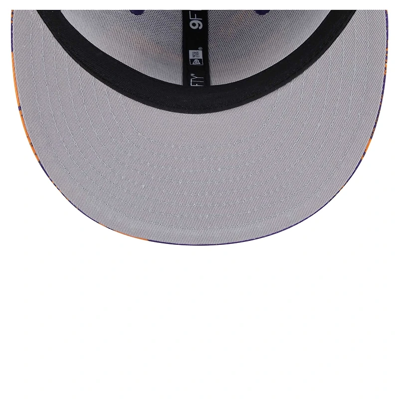 Casquette snapback Tip-Off 9FIFTY violette des Phoenix Suns de New Era pour homme
