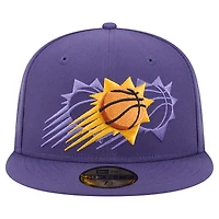 Casquette ajustée Tri-Hit 59Fifty violette des Phoenix Suns de New Era pour homme