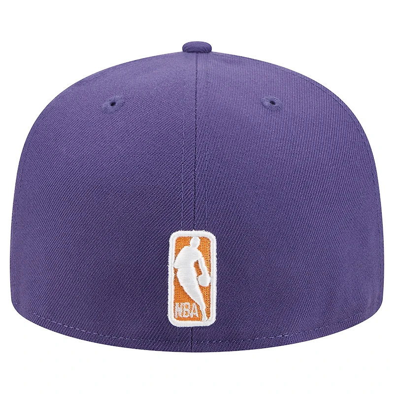 Casquette ajustée Tri-Hit 59Fifty violette des Phoenix Suns de New Era pour homme