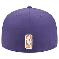 Casquette ajustée Tri-Hit 59Fifty violette des Phoenix Suns de New Era pour homme