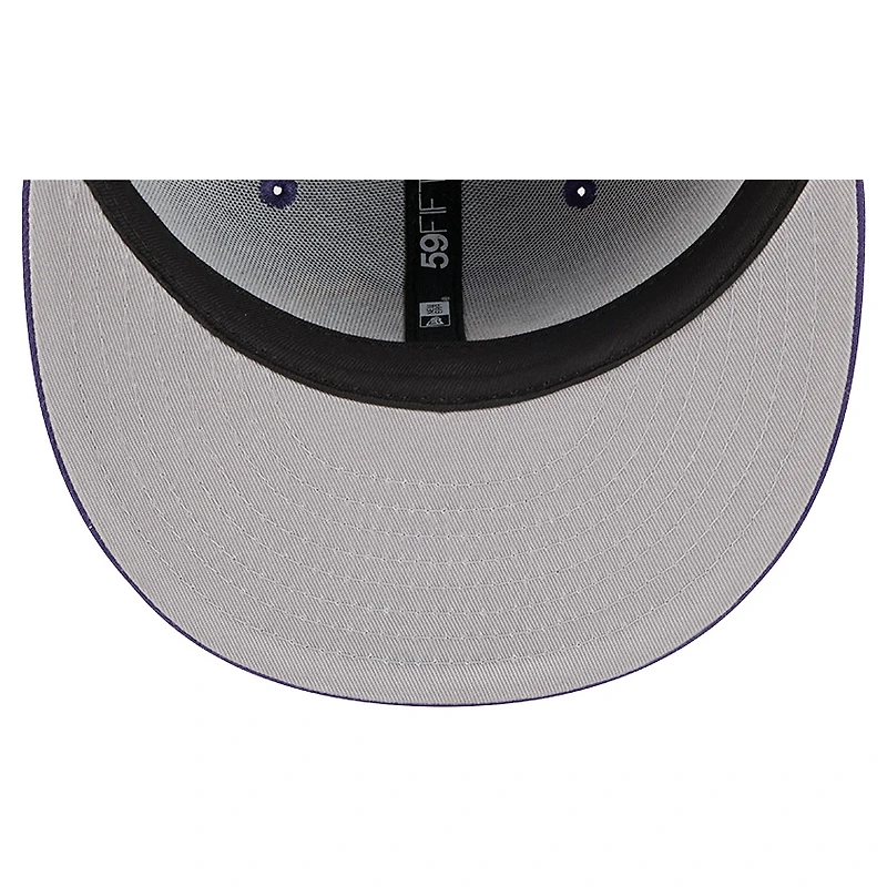 Casquette ajustée Tri-Hit 59Fifty violette des Phoenix Suns de New Era pour homme