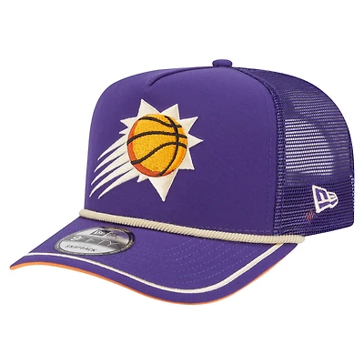 Men's New Era Purple Phoenix Suns Vintage Team Rope A-Frame 9FIFTY Snapback Hat