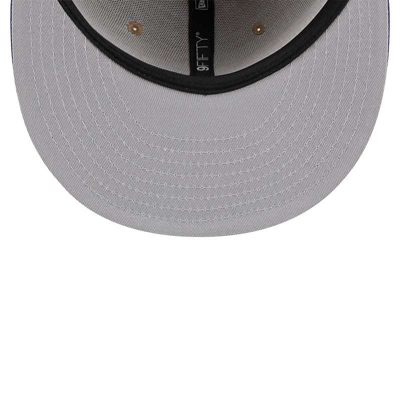 Casquette Snapback 9FIFTY NBA Draft 2024 NBA Phoenix Suns New Era beige/violet pour homme
