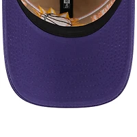 Casquette réglable New Era pour hommes, beige/violet, Phoenix Suns 2024 NBA Draft 9TWENTY