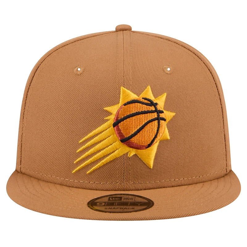 Casquette Snapback 9FIFTY Phoenix Suns de New Era pour homme, couleur tan