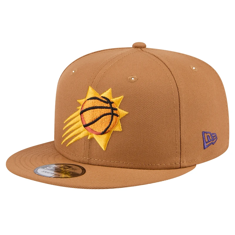 Casquette Snapback 9FIFTY Phoenix Suns de New Era pour homme, couleur tan