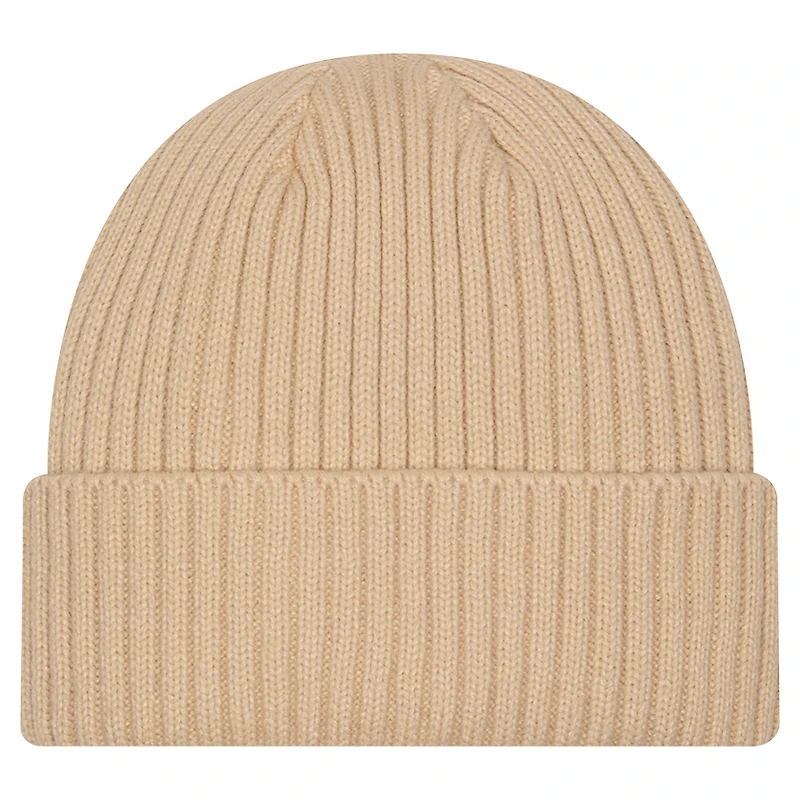 Bonnet à revers en tricot beige Phoenix Suns Color Pack pour homme de New Era