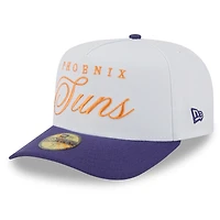 Casquette ajustée New Era 59FIFTY blanche/violette pour homme, NBA Draft 2025, Phoenix Suns