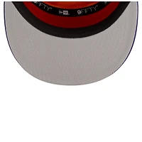 Casquette snapback 9FIFTY blanche/violette pour homme New Era Phoenix Suns 2025 NBA Tip Off Split Panel