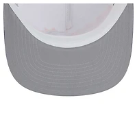 Casquette snapback Dip-Dye 9FIFTY A-Frame Trucker pour homme New Era blanche/violette Phoenix Suns
