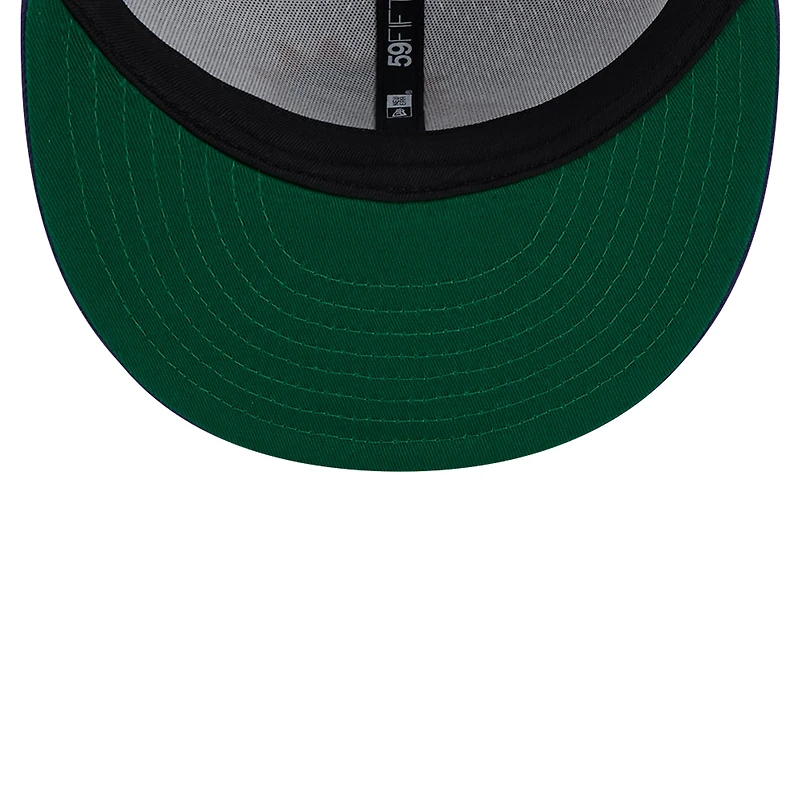 Men's New Era White/Purple Phoenix Suns Throwback 2Tone 59FIFTY Fitted Hat