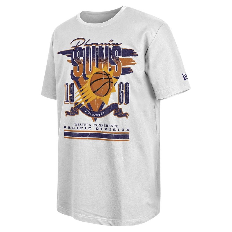 Men's New Era White Phoenix Suns Sport Classics Oversized T-Shirt