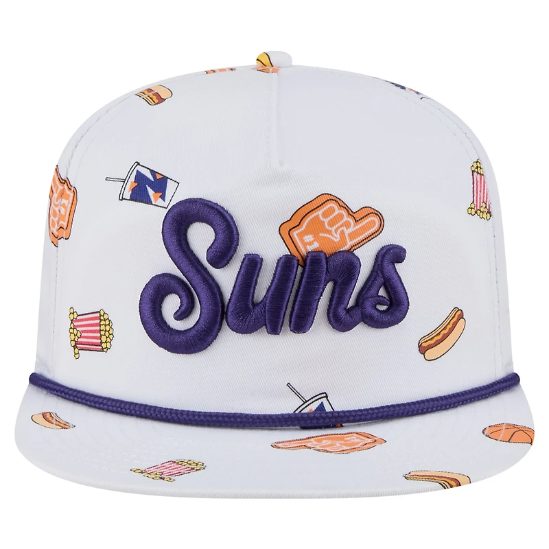 Casquette ajustable New Era blanche Phoenix Suns Team Cheer Rope 19TWENTY pour homme