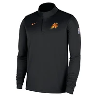Haut Nike noir Phoenix Suns 2025/26 Authentic Coaches à quart de zip Dri-Fit pour homme