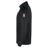 Haut Nike noir Phoenix Suns 2025/26 Authentic Coaches à quart de zip Dri-Fit pour homme