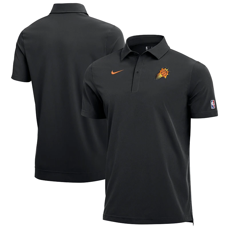 Polo d'entraîneur Nike Phoenix Suns Authentic Dri-FIT noir pour homme (saison 2025/26)