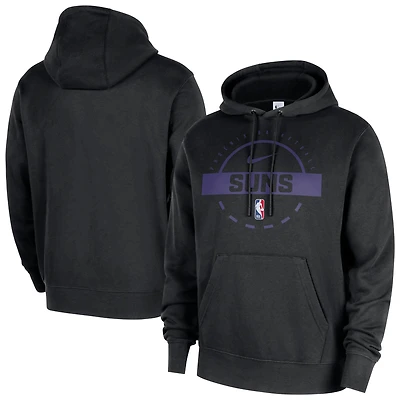 Men's Nike Black Phoenix Suns 2025/26 Authentic Practice Club Pullover Hoodie