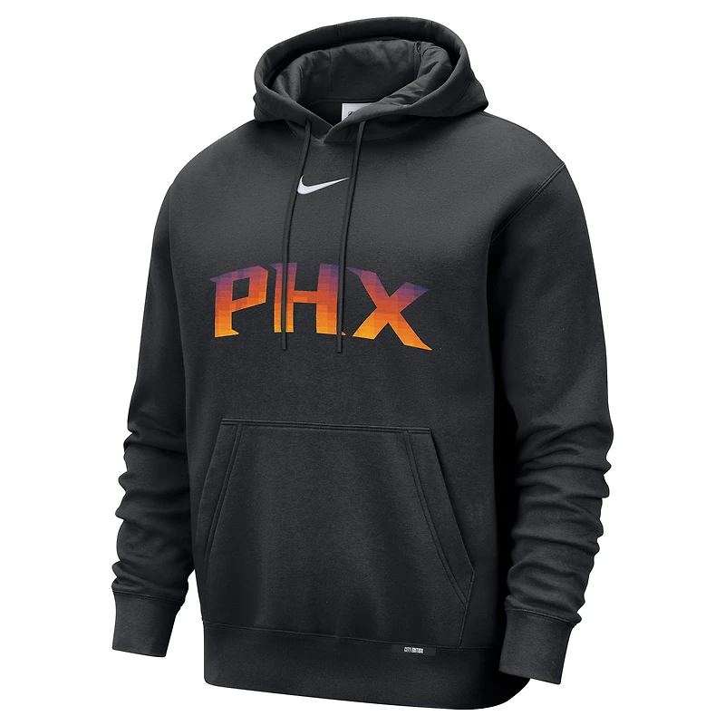 Men's Nike  Black Phoenix Suns 2025/26 City Edition Essential Logo Remix Hoodie