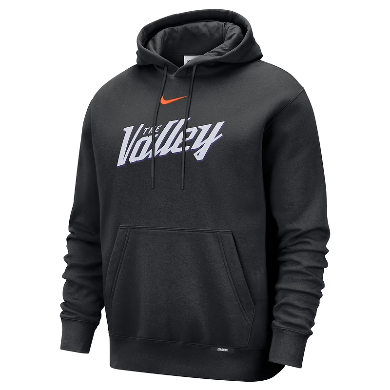 Men's Nike Black Phoenix Suns 2025/26 City Edition Essential Remix Club Hoodie