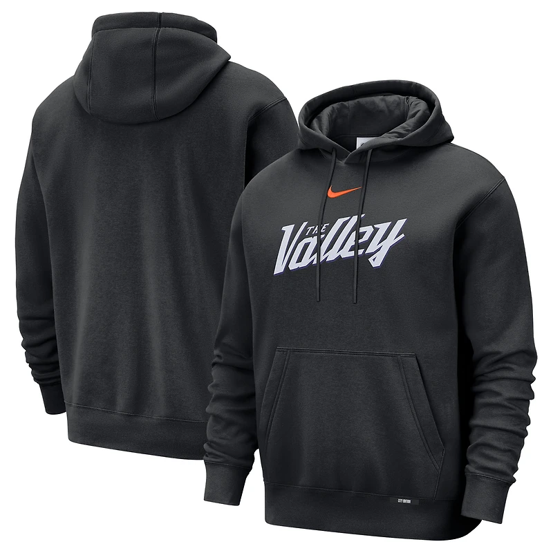 Men's Nike Black Phoenix Suns 2025/26 City Edition Essential Remix Club Hoodie