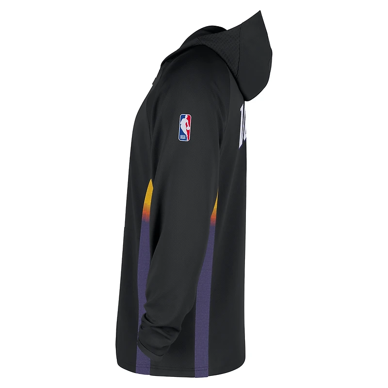 Men's Nike  Black Phoenix Suns 2025/26 City Edition Remix Authentic On-Court Quarter-Zip Dri-FIT Hooded Jacket
