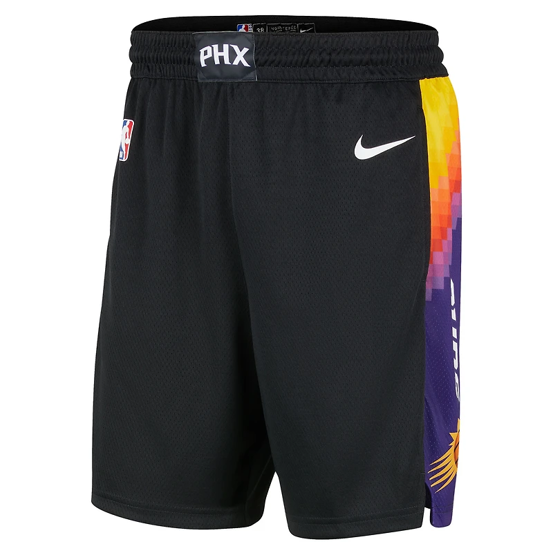Men's Nike Black Phoenix Suns 2025/26 City Edition Remix Dri-FIT Swingman Shorts