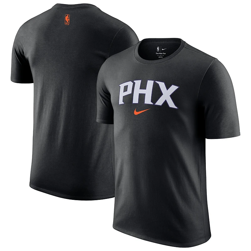 T-shirt Nike pour homme, noir, Phoenix Suns 2025/26 City Edition Remix Essential Logo