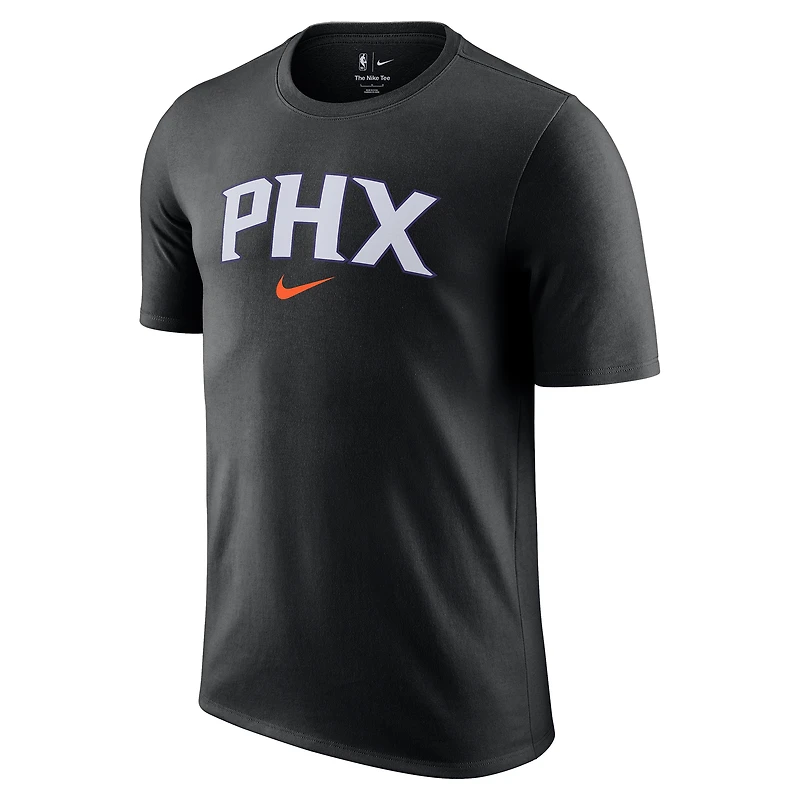 T-shirt Nike pour homme, noir, Phoenix Suns 2025/26 City Edition Remix Essential Logo
